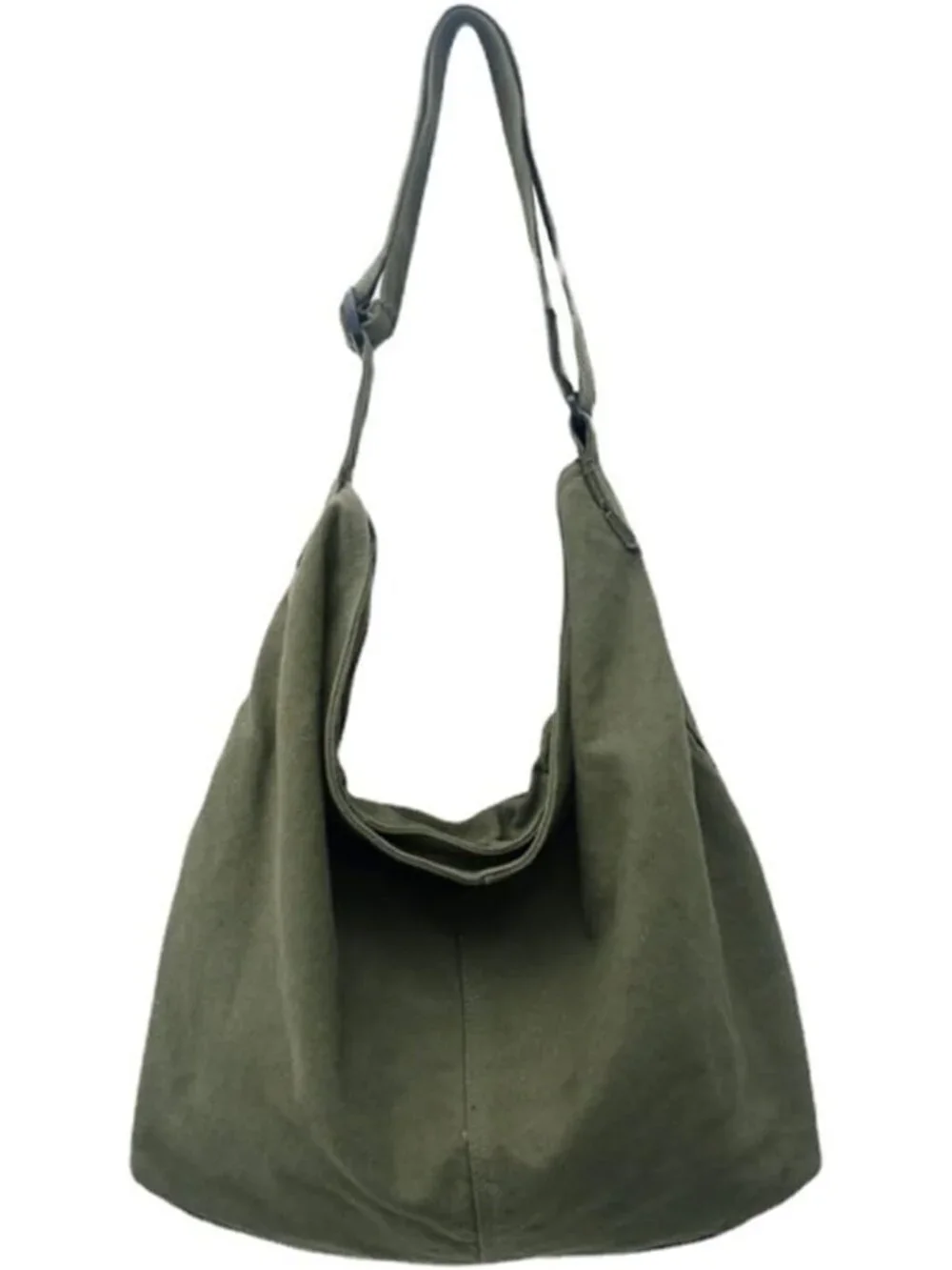 Women's Green2 Travel Canvas Zipper Crossbody Shoulder Laptop Bag